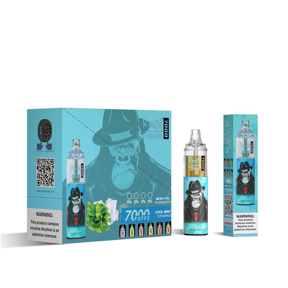 RAndM Tornado 7000 bouffées Vape Jetable (Boîte de 10)