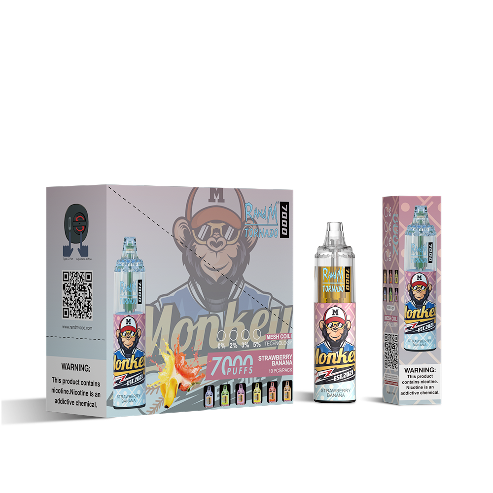 RAndM Tornado 7000 bouffées Vape Jetable (Boîte de 10)