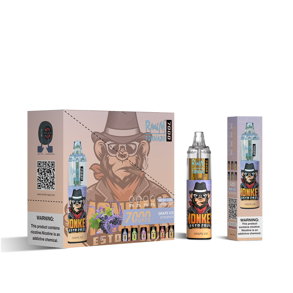 RAndM Tornado 7000 bouffées Vape Jetable (Boîte de 10)