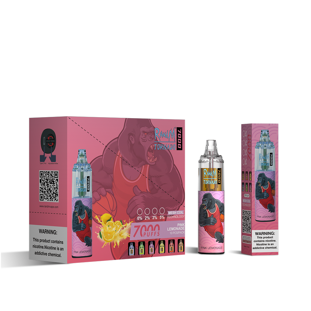 RAndM Tornado 7000 bouffées Vape Jetable (Boîte de 10)