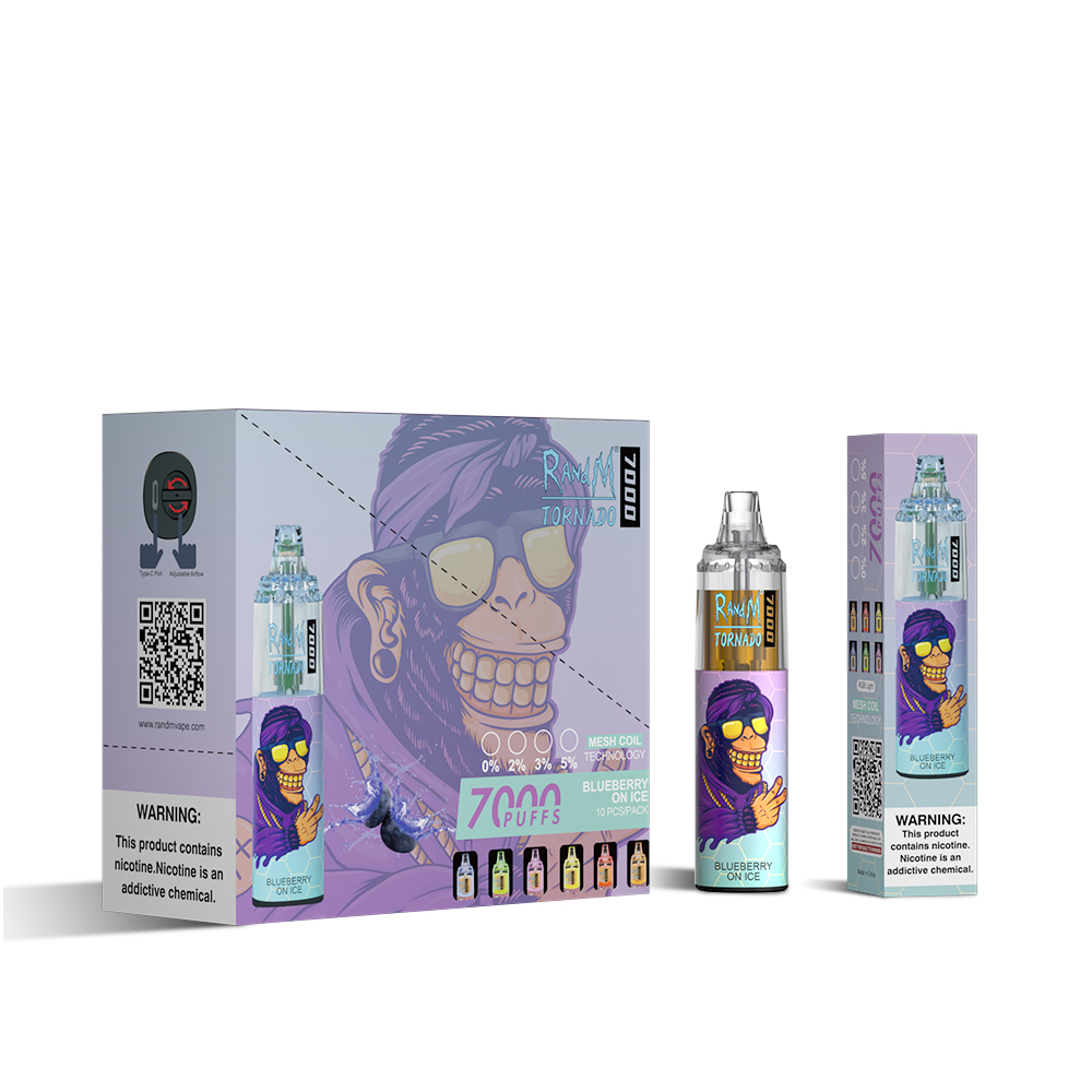 RAndM Tornado 7000 bouffées Vape Jetable (Boîte de 10)