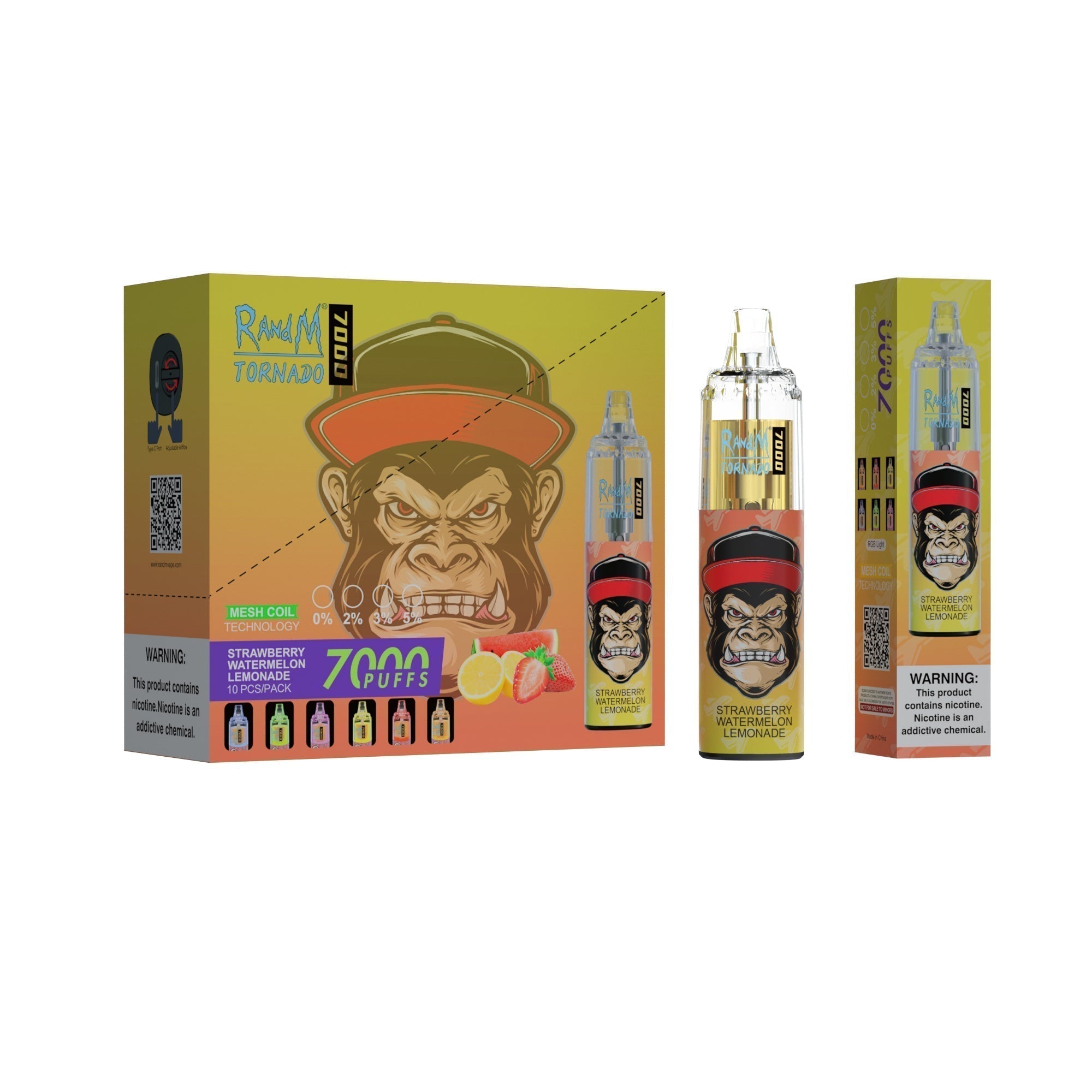 RAndM Tornado 7000 Puffs Vape Jetable