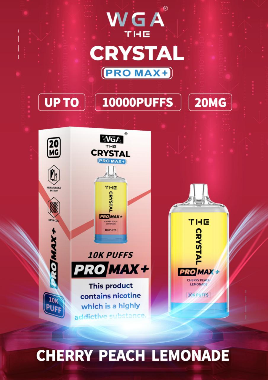 The Crystal Pro Max + 10000 Jetable Vape