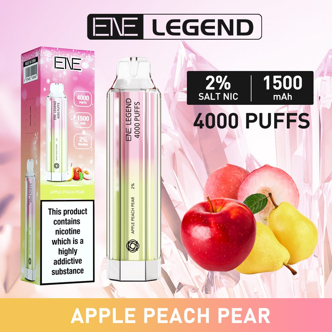 Elux ENE Legend 4000 Puffs Vape Jetable (Boîte de 10)