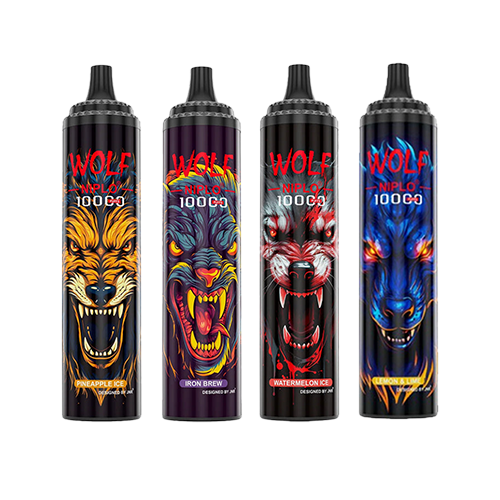 JNR Wolf Niplo 10000 bouffées Vape Jetable (Boîte de 10)
