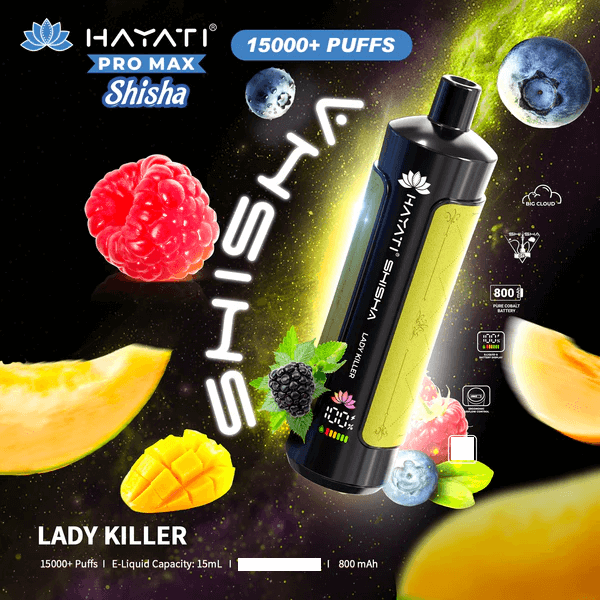 Hayati Shisha 15k Puffs Disposable Vape