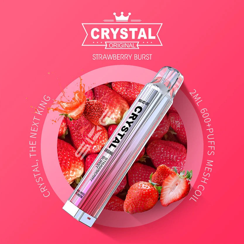 SKE Crystal Bar 600 Puffs Disposable Vape Box Of 10