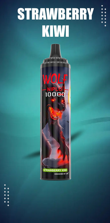 JNR Wolf Niplo 10000 bouffées Vape Jetable (Boîte de 10)
