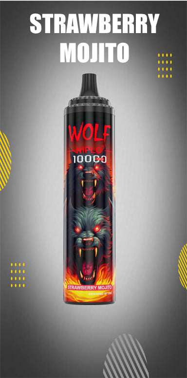 JNR Wolf Niplo 10000 bouffées Vape Jetable (Boîte de 10)
