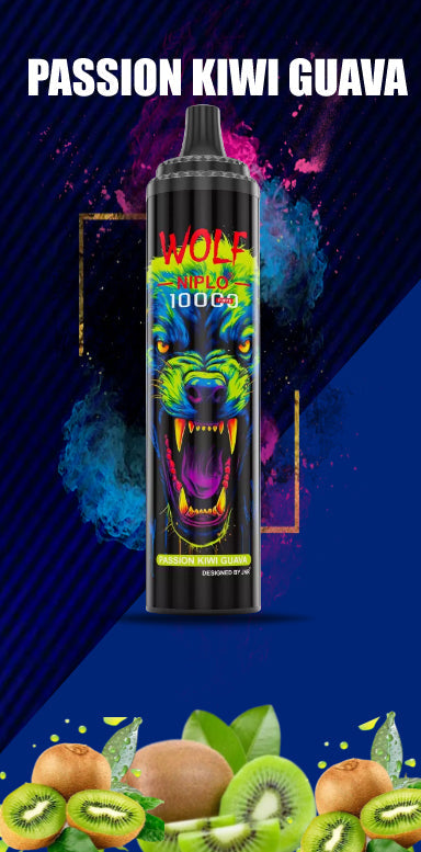 JNR Wolf Niplo 10000 bouffées Vape Jetable (Boîte de 10)
