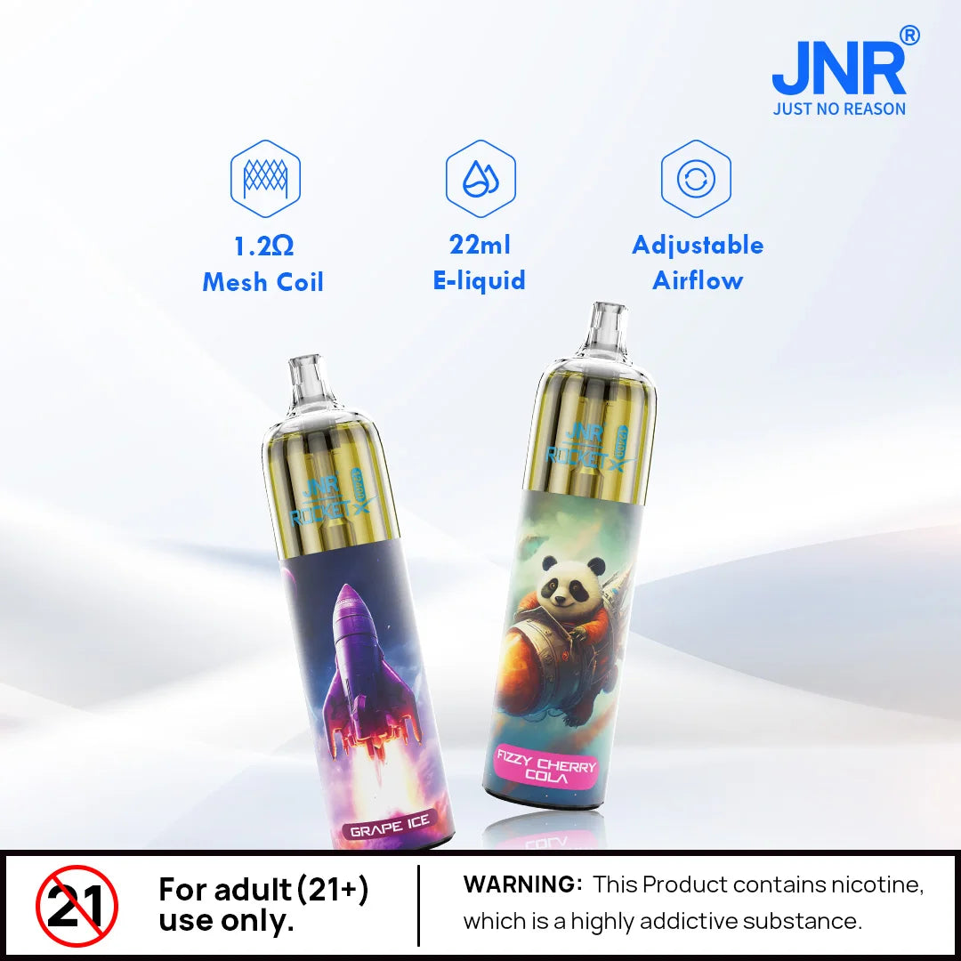 JNR Rocket X 12400 bouffées Vape Jetable (Boîte de 10)
