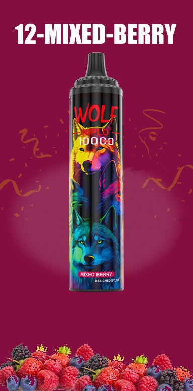 JNR Wolf Niplo 10000 Puffs Vape Jetable