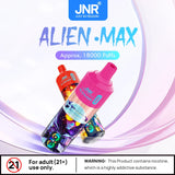 JNR Alien Max 18000 puffs Vape Jetable