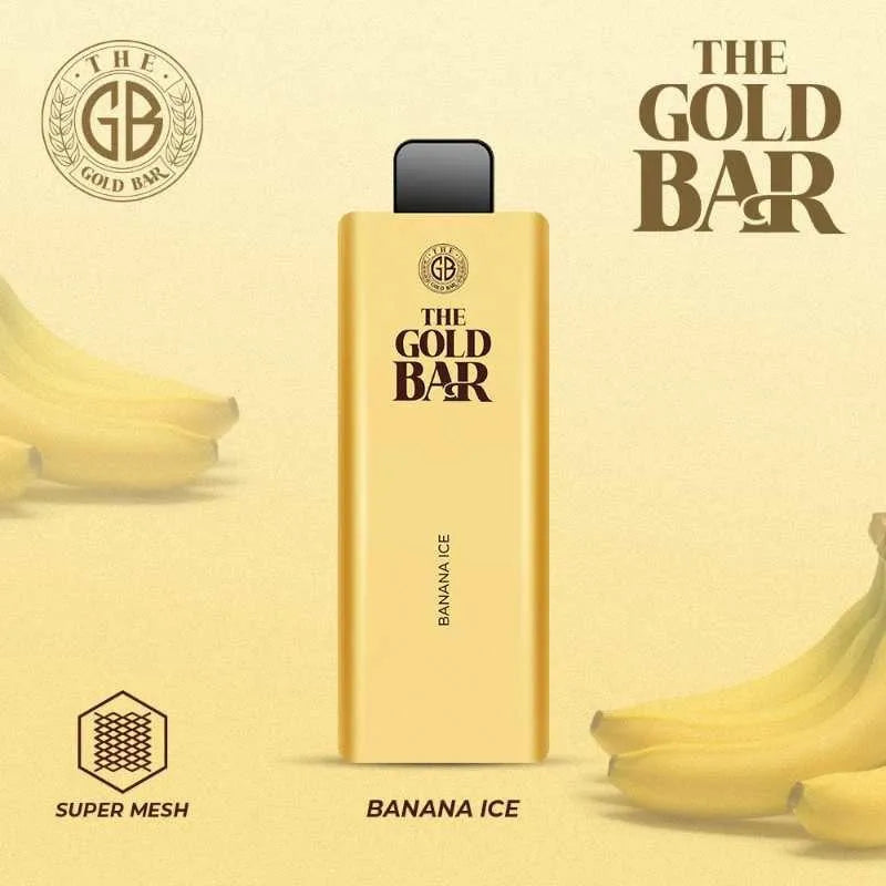 Boîte de 10 vapes jetables Gold Bar 4500 bouffées