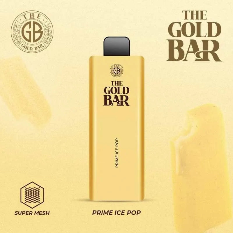 Prime Ice pop - Gold Bar 4500 Puffs Disposable Vape pack of 10