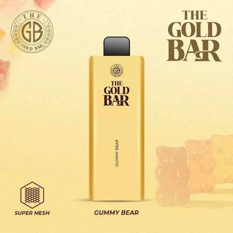 gummy bear Gold Bar 4500 Puffs Disposable Vape pack of 10