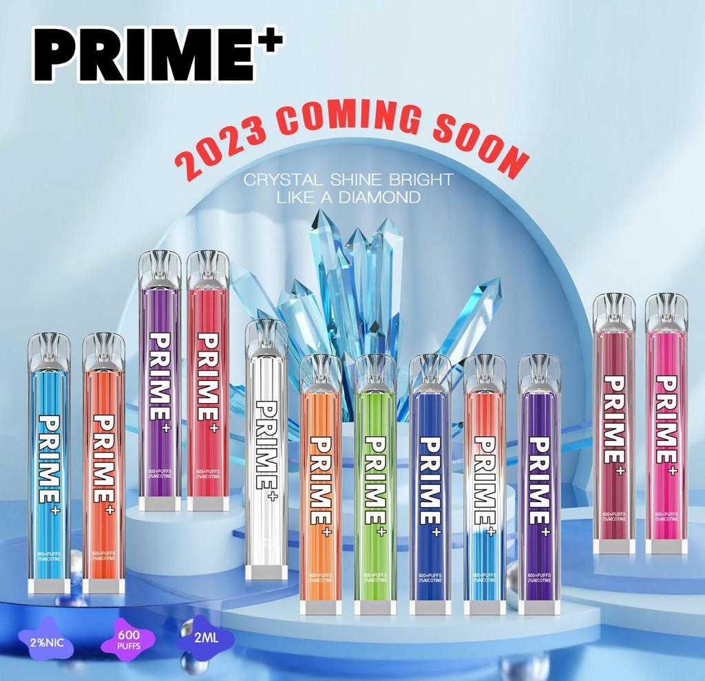 Prime Plus 600 Puffs Vape Jetable (Boîte de 10)